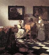 VERMEER VAN DELFT, Jan The Concert e tr painting